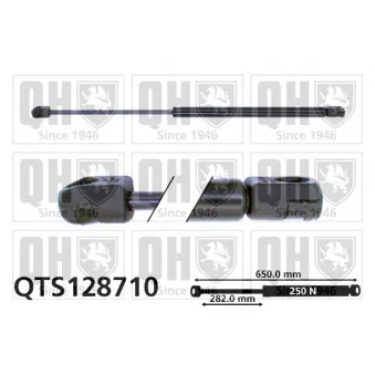 QUINTON HAZELL QTS128710 - Vérin, capot-moteur