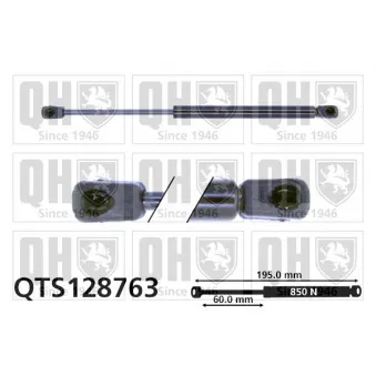 QUINTON HAZELL QTS128763 - Vérin, capot-moteur