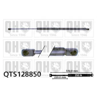 QUINTON HAZELL QTS128850 - Vérin, capot-moteur