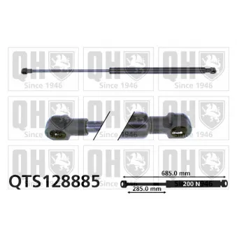 QUINTON HAZELL QTS128885 - Vérin, capot-moteur