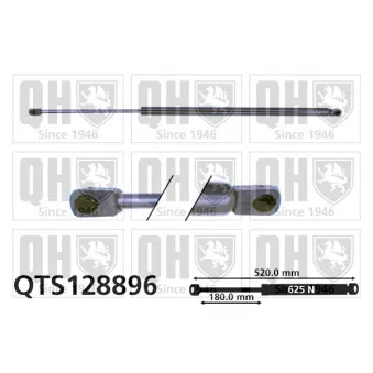 QUINTON HAZELL QTS128896 - Vérin de hayon, de coffre