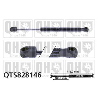 Vérin, capot-moteur QUINTON HAZELL QTS828146