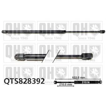 Vérin, capot-moteur QUINTON HAZELL QTS828392