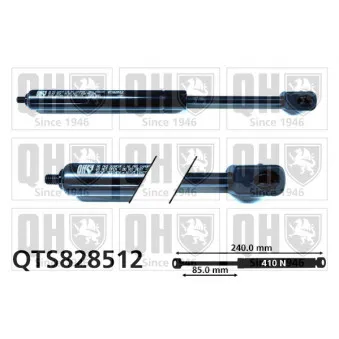 Vérin, capot-moteur QUINTON HAZELL OEM 51237207188