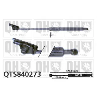 QUINTON HAZELL QTS840273 - Vérin de hayon, de coffre