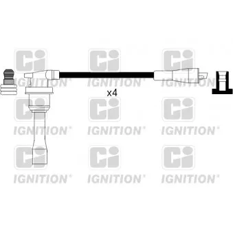 QUINTON HAZELL XC1000 - Kit de câbles d'allumage
