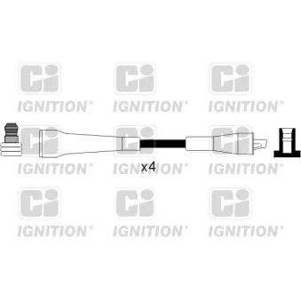 Kit de câbles d'allumage QUINTON HAZELL XC1020