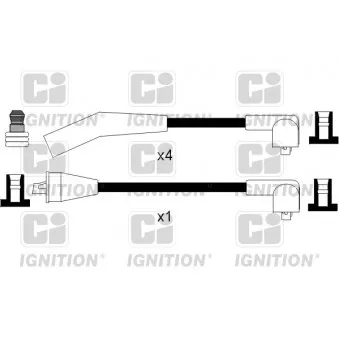 Kit de câbles d'allumage QUINTON HAZELL XC1022