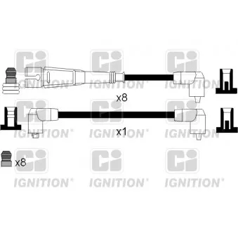 QUINTON HAZELL XC1024 - Kit de câbles d'allumage