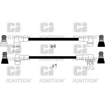 QUINTON HAZELL XC1036 - Kit de câbles d'allumage