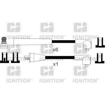 Kit de câbles d'allumage QUINTON HAZELL XC1041
