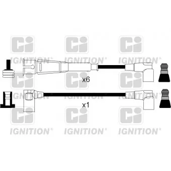 QUINTON HAZELL XC1042 - Kit de câbles d'allumage