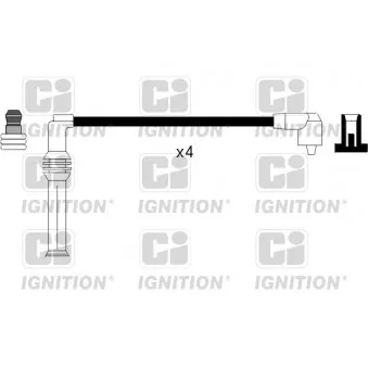 QUINTON HAZELL XC1045 - Kit de câbles d'allumage