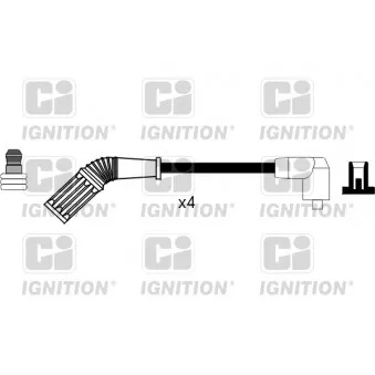 QUINTON HAZELL XC1055 - Kit de câbles d'allumage