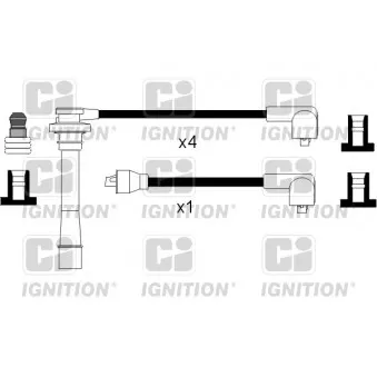 QUINTON HAZELL XC1061 - Kit de câbles d'allumage