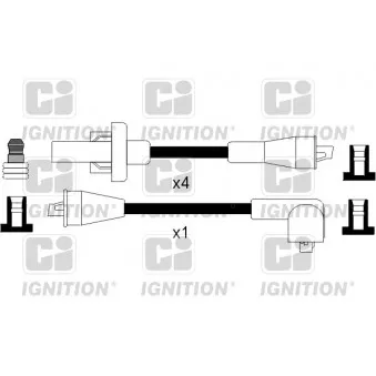 QUINTON HAZELL XC1067 - Kit de câbles d'allumage