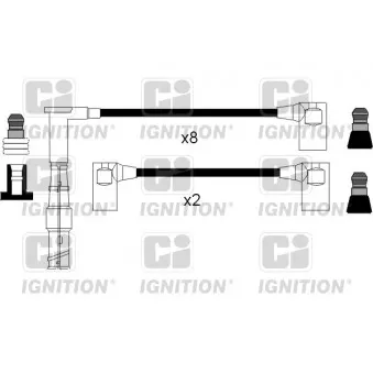 QUINTON HAZELL XC1078 - Kit de câbles d'allumage