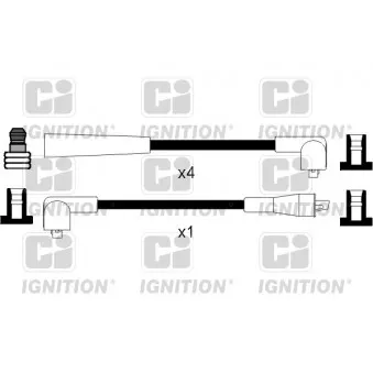 QUINTON HAZELL XC1079 - Kit de câbles d'allumage