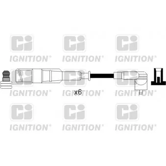 Kit de câbles d'allumage QUINTON HAZELL OEM 021905409A