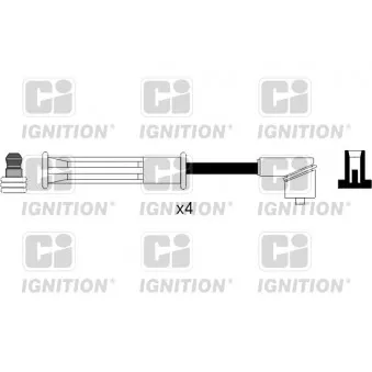 QUINTON HAZELL XC1090 - Kit de câbles d'allumage