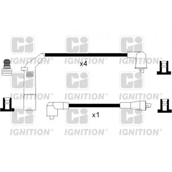 QUINTON HAZELL XC1091 - Kit de câbles d'allumage