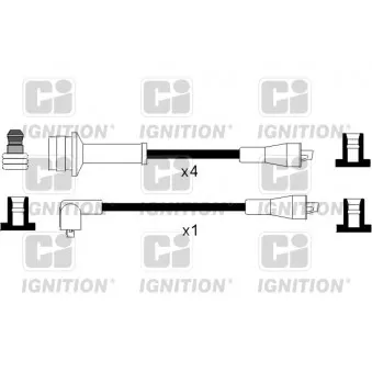 Kit de câbles d'allumage QUINTON HAZELL XC1107