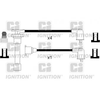 Kit de câbles d'allumage QUINTON HAZELL XC1109