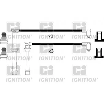 Kit de câbles d'allumage QUINTON HAZELL OEM KF3318140E