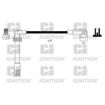 Kit de câbles d'allumage QUINTON HAZELL OEM 132-00-0910