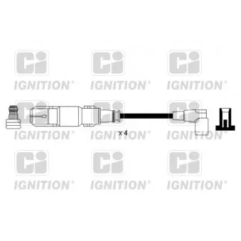 QUINTON HAZELL XC1124 - Kit de câbles d'allumage