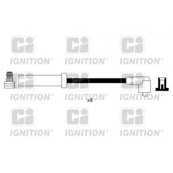 QUINTON HAZELL XC1126 - Kit de câbles d'allumage