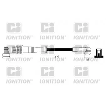 Kit de câbles d'allumage QUINTON HAZELL OEM 7760523