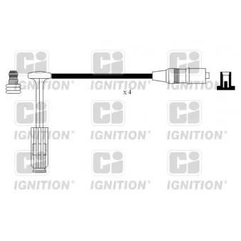 QUINTON HAZELL XC1136 - Kit de câbles d'allumage