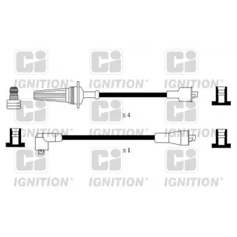 QUINTON HAZELL XC1139 - Kit de câbles d'allumage