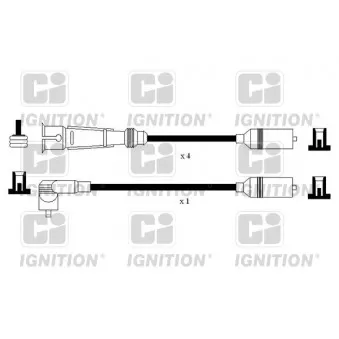 QUINTON HAZELL XC1142 - Kit de câbles d'allumage