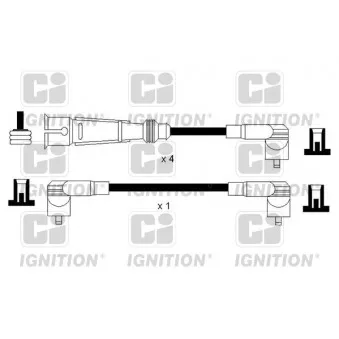 QUINTON HAZELL XC1151 - Kit de câbles d'allumage