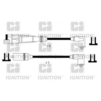 Kit de câbles d'allumage QUINTON HAZELL OEM 321998031A