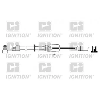 QUINTON HAZELL XC1161 - Kit de câbles d'allumage