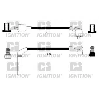 Kit de câbles d'allumage QUINTON HAZELL XC1165