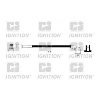 Kit de câbles d'allumage QUINTON HAZELL XC1193 pour SAAB 900 2.0 C - 108cv