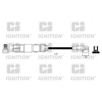 Kit de câbles d'allumage QUINTON HAZELL OEM 06A905430AA
