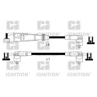 QUINTON HAZELL XC1199 - Kit de câbles d'allumage
