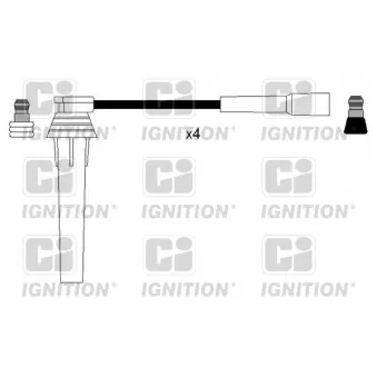 Kit de câbles d'allumage QUINTON HAZELL XC1209