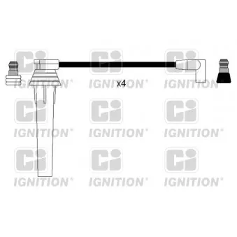 QUINTON HAZELL XC1210 - Kit de câbles d'allumage
