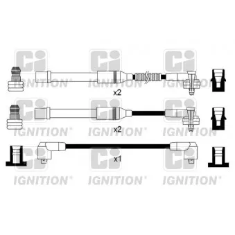 Kit de câbles d'allumage QUINTON HAZELL XC1213