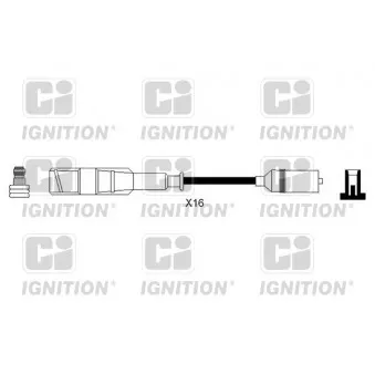 QUINTON HAZELL XC1225 - Kit de câbles d'allumage