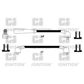 Kit de câbles d'allumage QUINTON HAZELL OEM 3370563B10