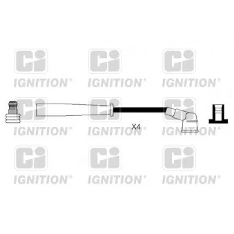 QUINTON HAZELL XC1232 - Kit de câbles d'allumage