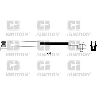 Kit de câbles d'allumage QUINTON HAZELL XC154