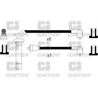 QUINTON HAZELL XC169 - Kit de câbles d'allumage